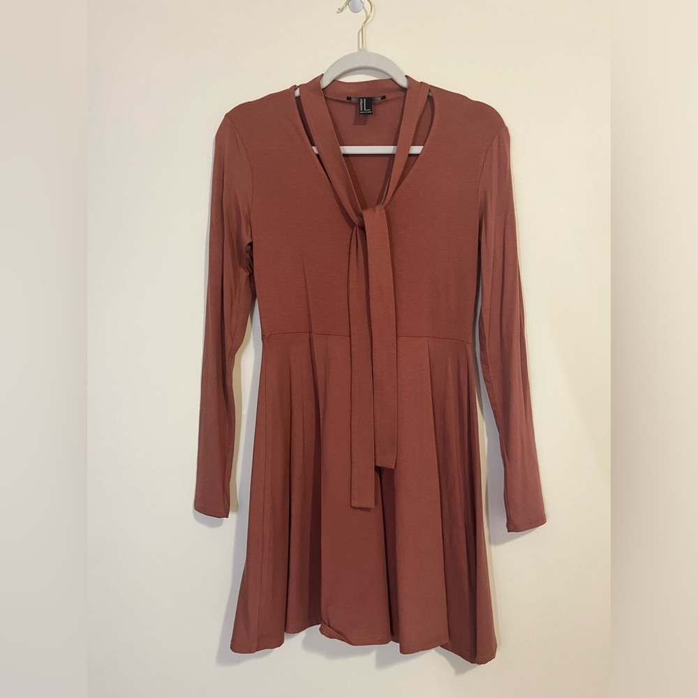 Forever 21 Medium mini dress with tie front mini dress